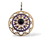 Bucherer 18K Gold and Amethyst Large Pendant