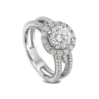 18K White Gold 2.16ct Diamond Ring