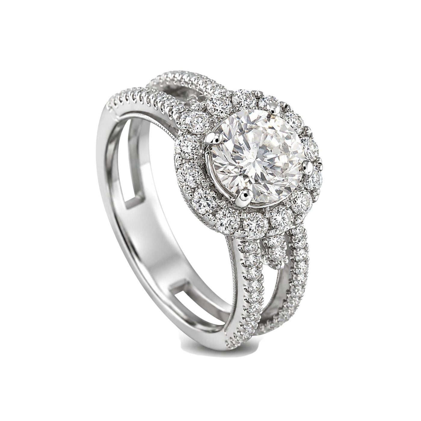 18K White Gold 2.16ct Diamond Ring