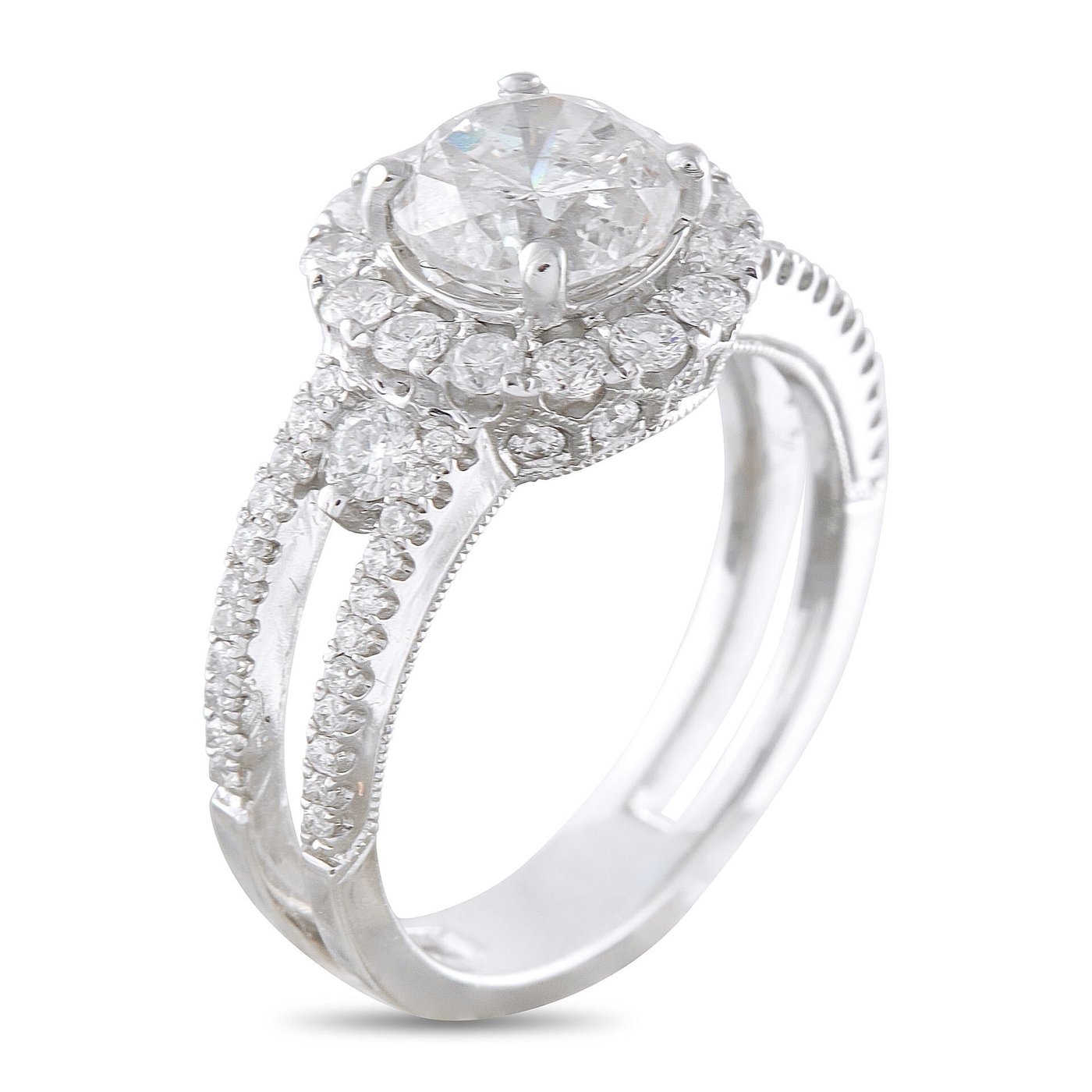 18K White Gold 2.16ct Diamond Ring