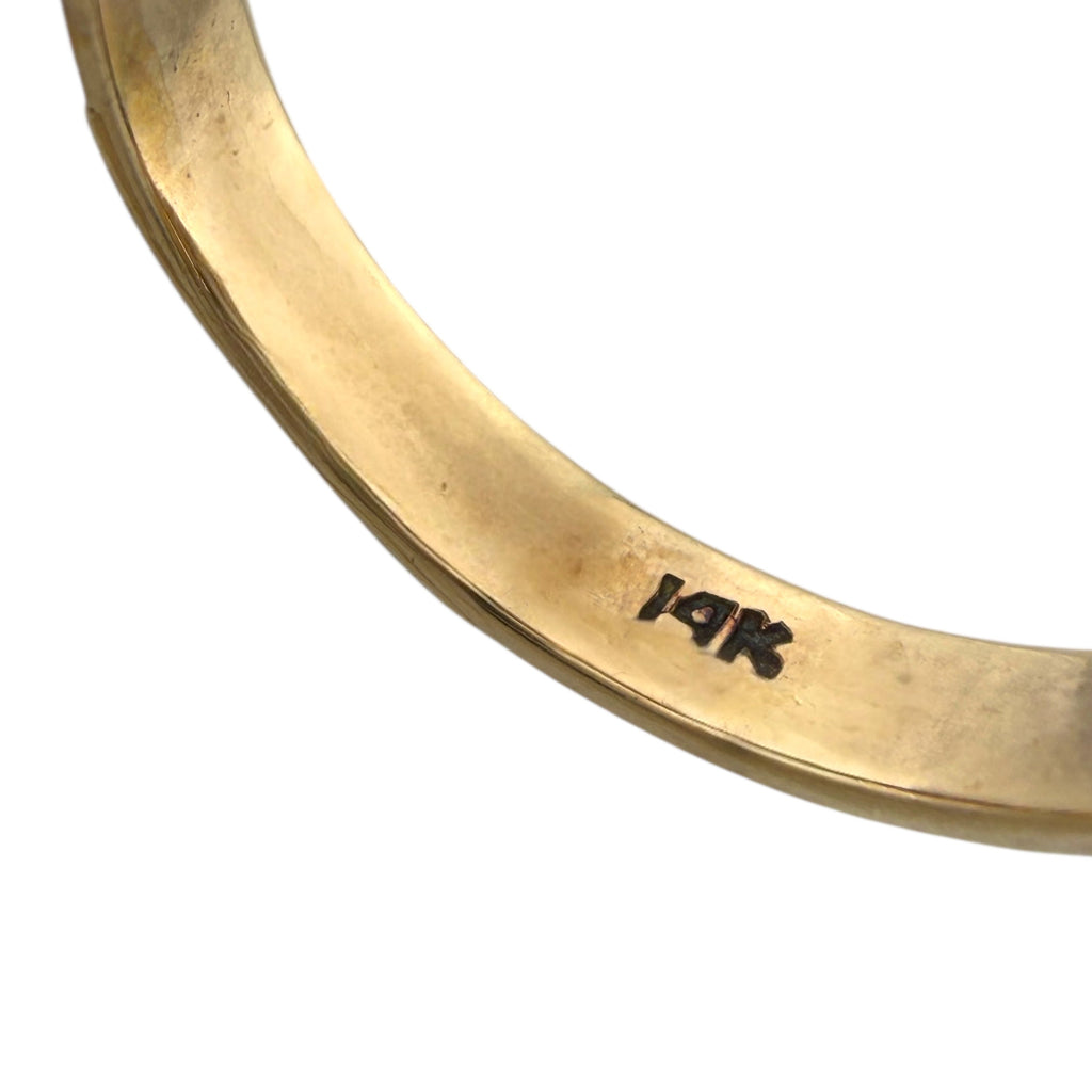 14K Rose Gold Turquoise Statement Ring