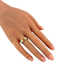 18K Yellow Gold 0.5ct Diamond Ring