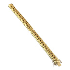 18K Gold Flexible 5.0ct Diamond Bracelet