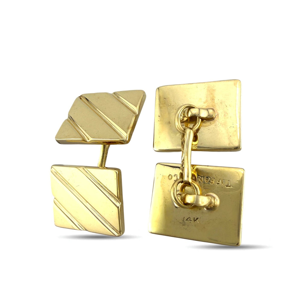 Tiffany & Co. 14K Yellow Gold Men’s Cufflinks