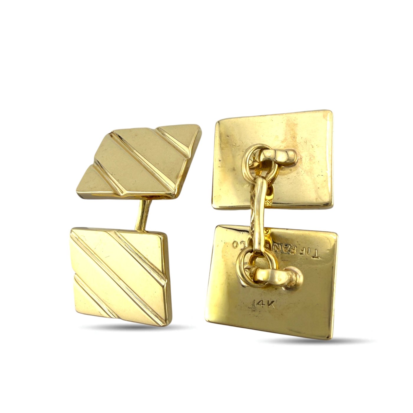 Tiffany & Co. 14K Yellow Gold Men’s Cufflinks