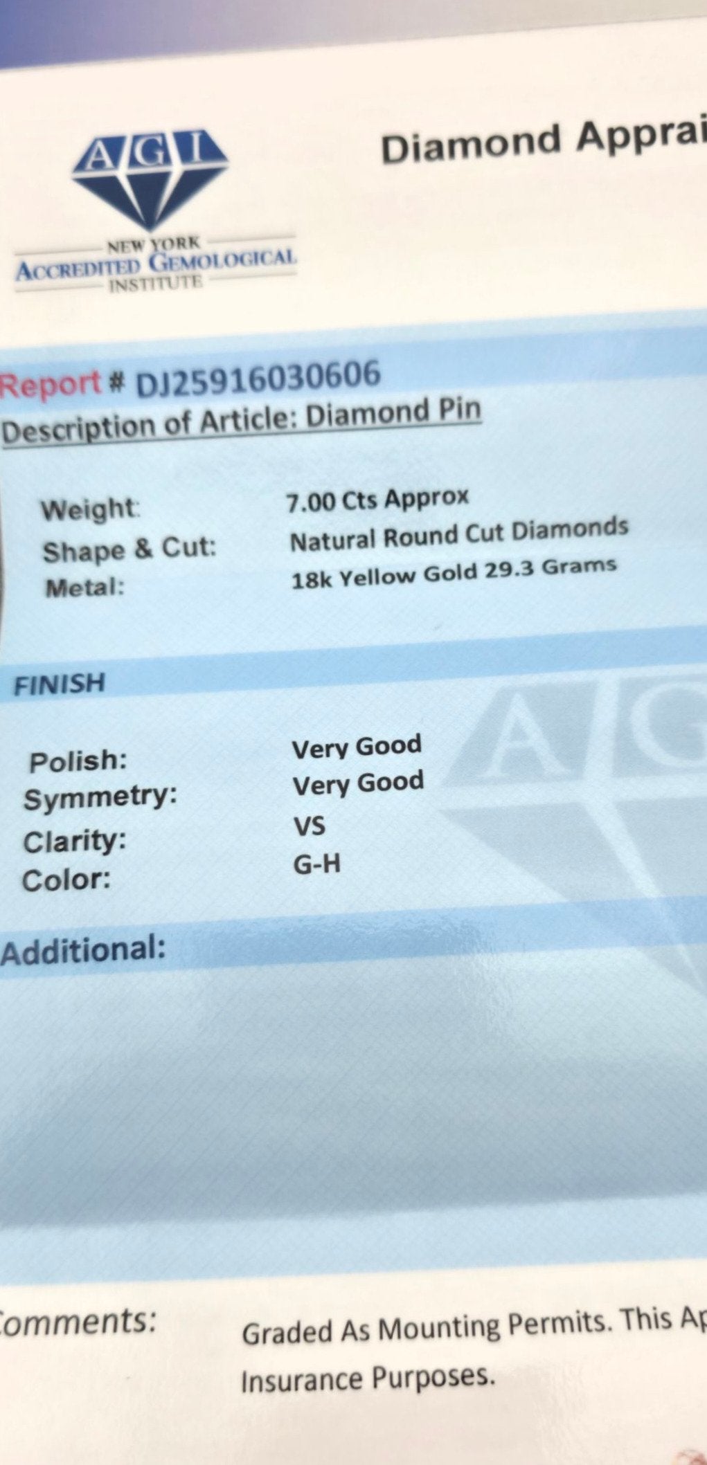 18K Yellow Gold 7ct Diamond-Set Floral Brooch
