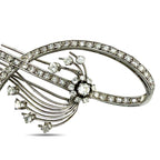 Platinum 4.0ct Diamond Brooch (Very Large)