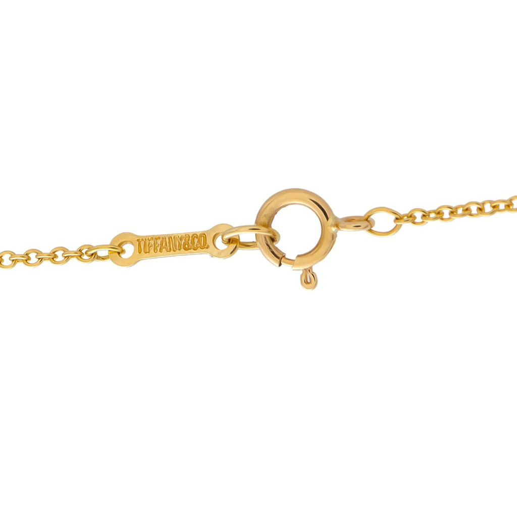 Tiffany & Co. 18K Yellow Gold Diamond Butterfly Necklace