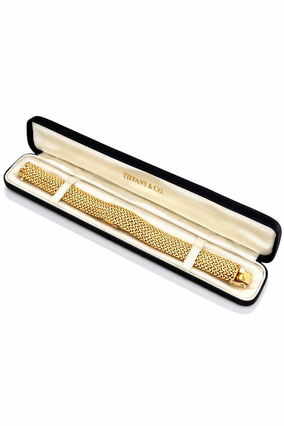 Tiffany & Co. 14K Gold Woven Bracelet Watch