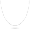Platinum tone chain necklace, fine link strand with smooth metal clasp