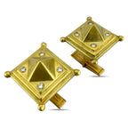 Doris Panos 18K Yellow Gold 0.24ct Diamond Cufflinks