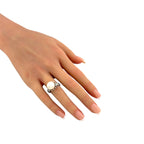 18K White Gold and 1.05ct Diamond Ring
