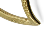 Tiffany & Co. 18K Yellow Gold Heart-Shaped Diamond Earrings
