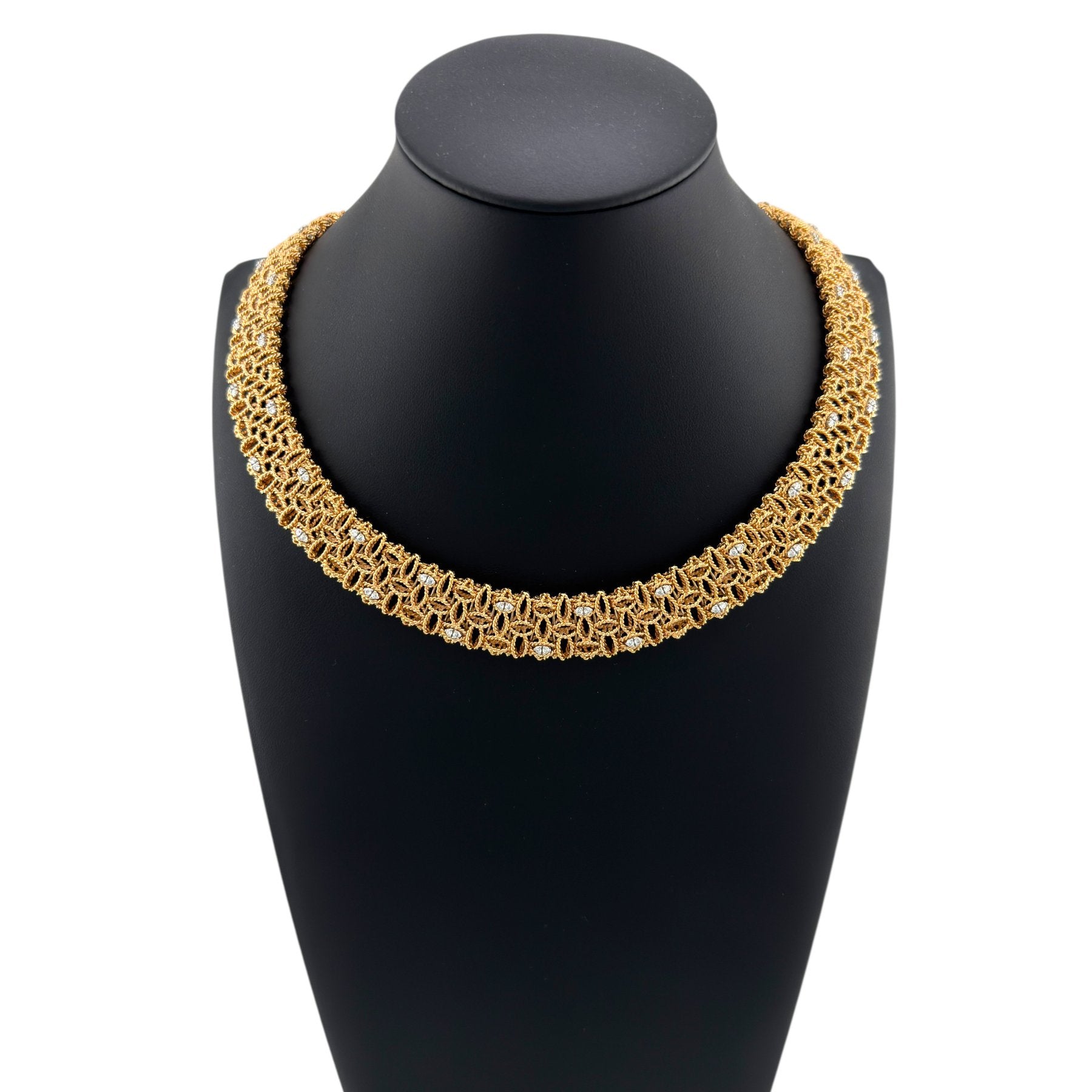 Roberto Coin 18K Rose Gold and 2.5ct Diamond Necklace and Earrings Set