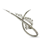 Platinum 4.0ct Diamond Brooch (Very Large)
