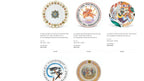 Imperial Russian Porcelain Plate from an Everyday Service for Grand Duke Alexander Alexandrovich