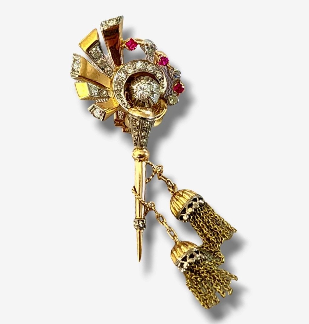 Earrings Amazing 18K Gold and Diamond Long Pendant Earrings 21 Grams - 3.12ct. tw. Diamond (Natural)