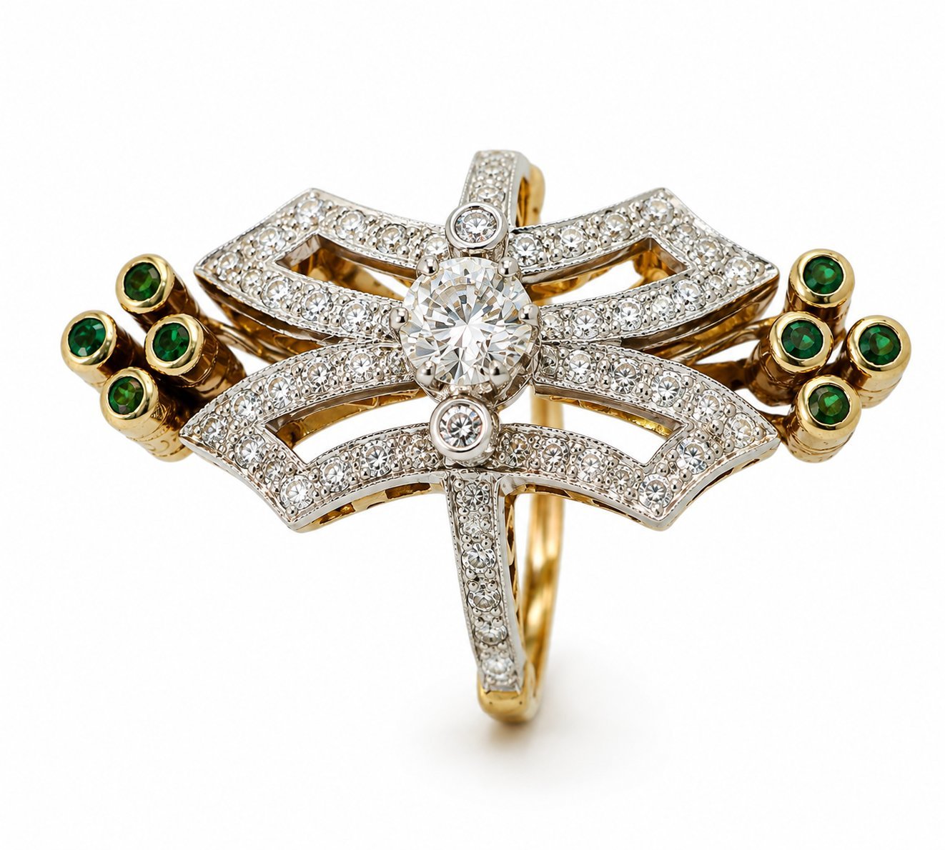14K Gold and 2.56ct Diamond  Ring
