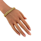 14K Yellow Gold 4.2ct Diamond Bracelet