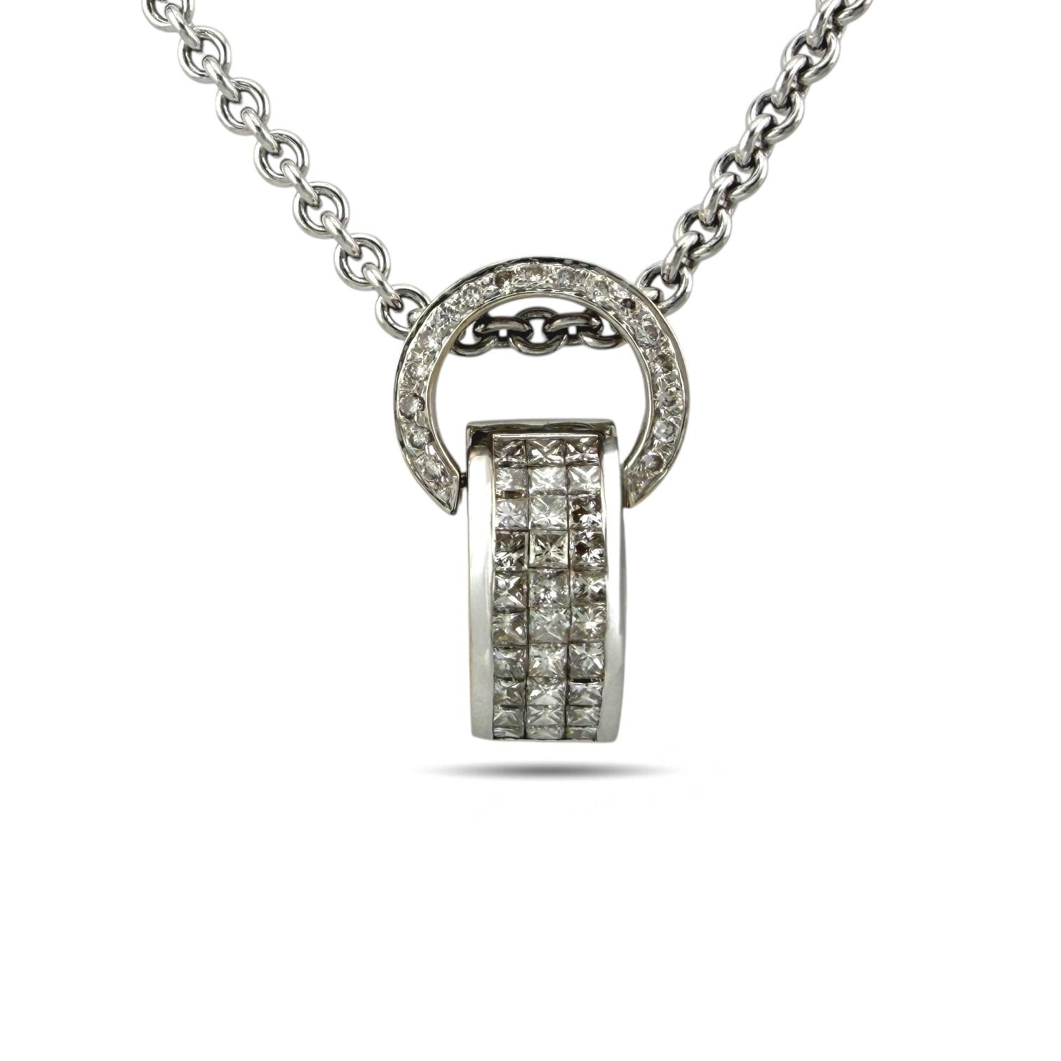 Carrera y Carrera 18K White Gold 2ct Diamonds Necklace