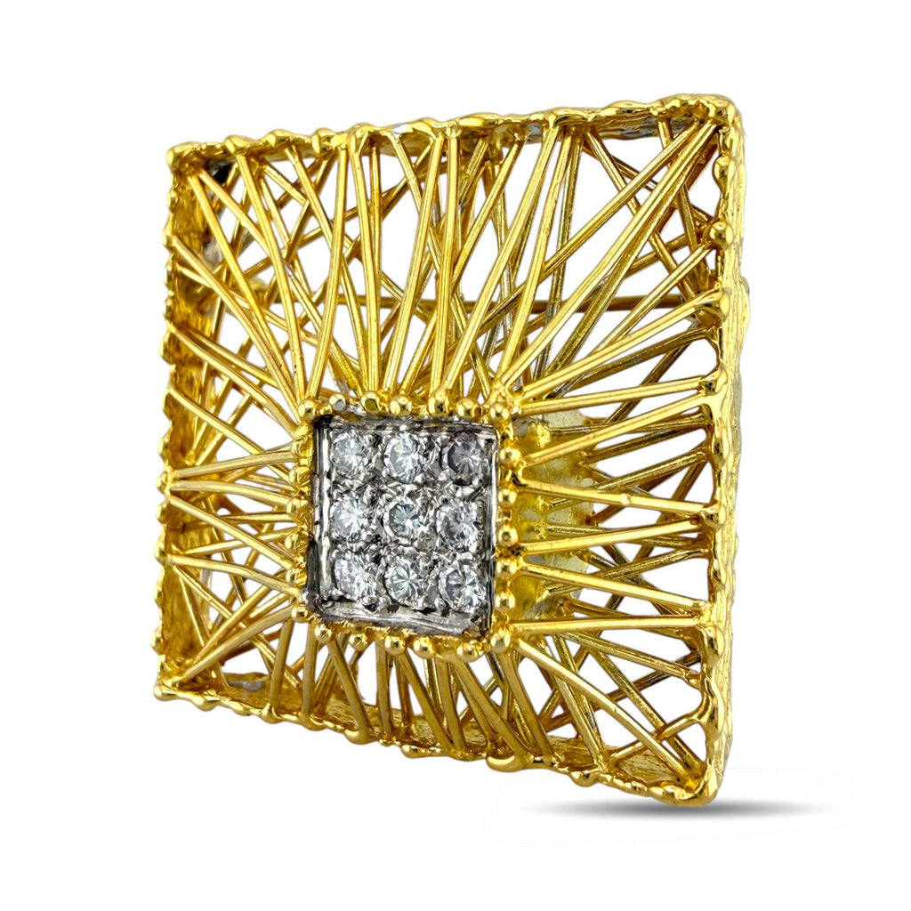 Anthony Kim 18K Yellow Gold 0.27ct Diamond Pendant