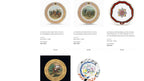 Imperial Russian Porcelain Plate from an Everyday Service for Grand Duke Alexander Alexandrovich
