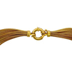 14K Yellow Gold Woven Design Necklace