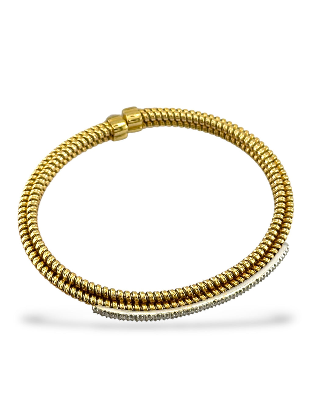 18K Yellow Gold Bracelet with 0.8ct Diamonds