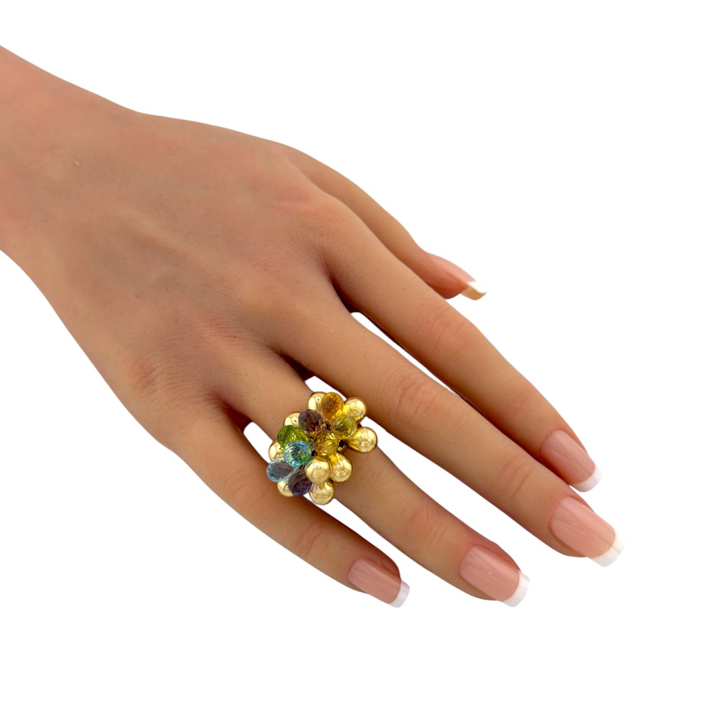 Marco Bicego 18K Yellow Gold Teardrop Gemstone Ring