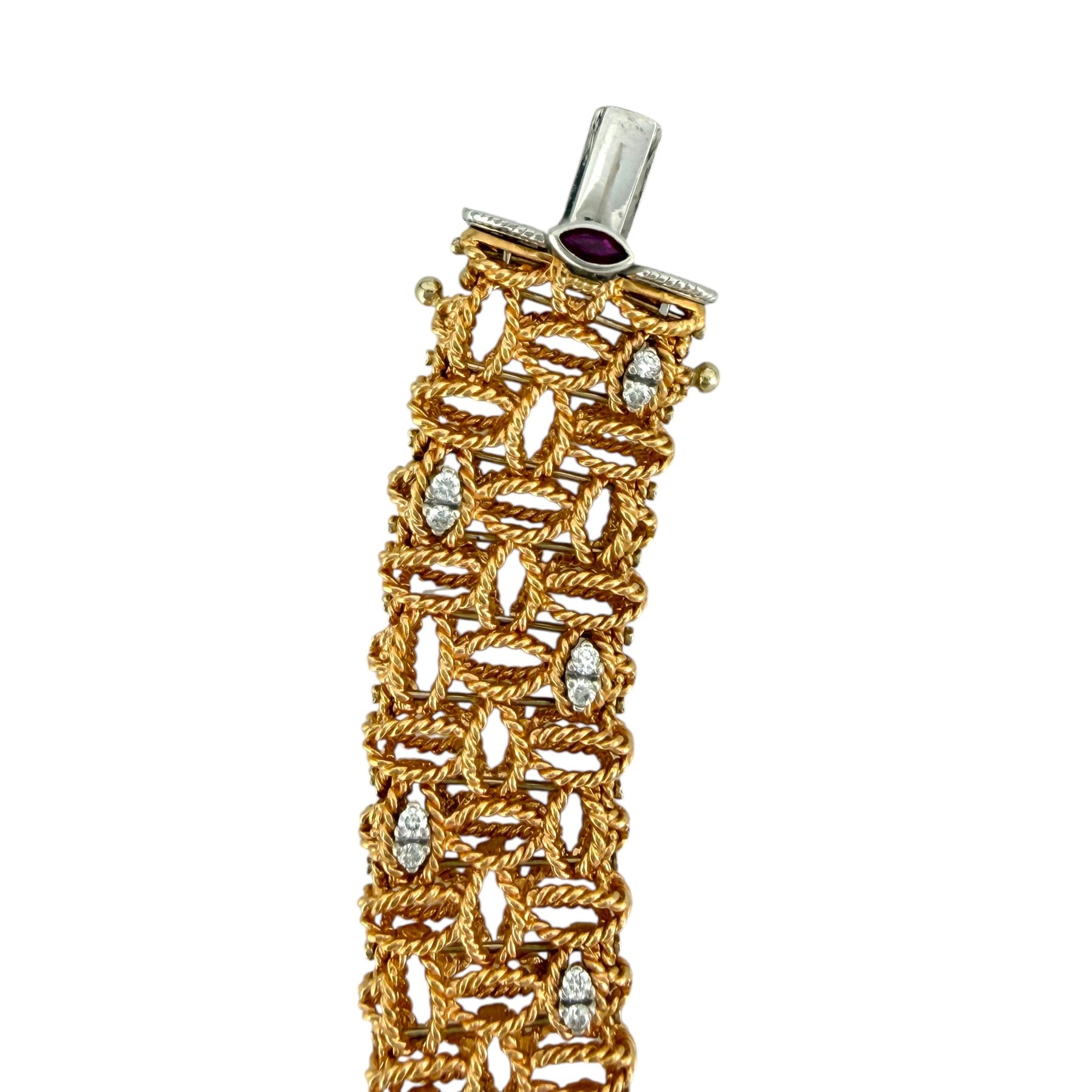 Roberto Coin 18K Rose Gold and 2.5ct Diamond Necklace and Earrings Set