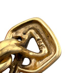 14K Yellow Gold Fossil Stone Cufflinks