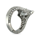 14K White Gold 5.35ct Diamond Engagement Ring