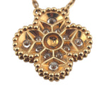 Van Cleef & Arpels - Necklace - 18K Rose gold, Vintage Alhambra pendant, 18K Rose Gold, round diamonds