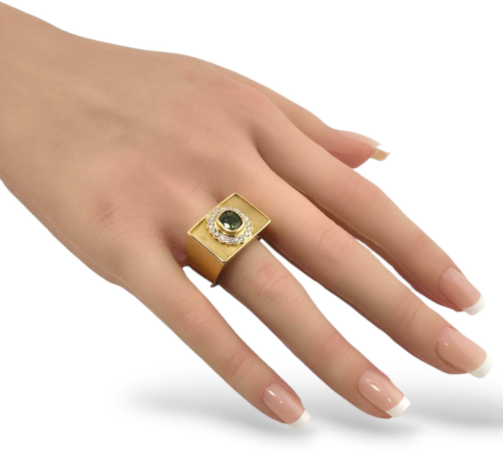 Le Vian 18K Gold Emerald and Diamond Ring
