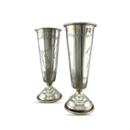 Imperial Russian 84 Zolotnik Silver Set of Antique Cups