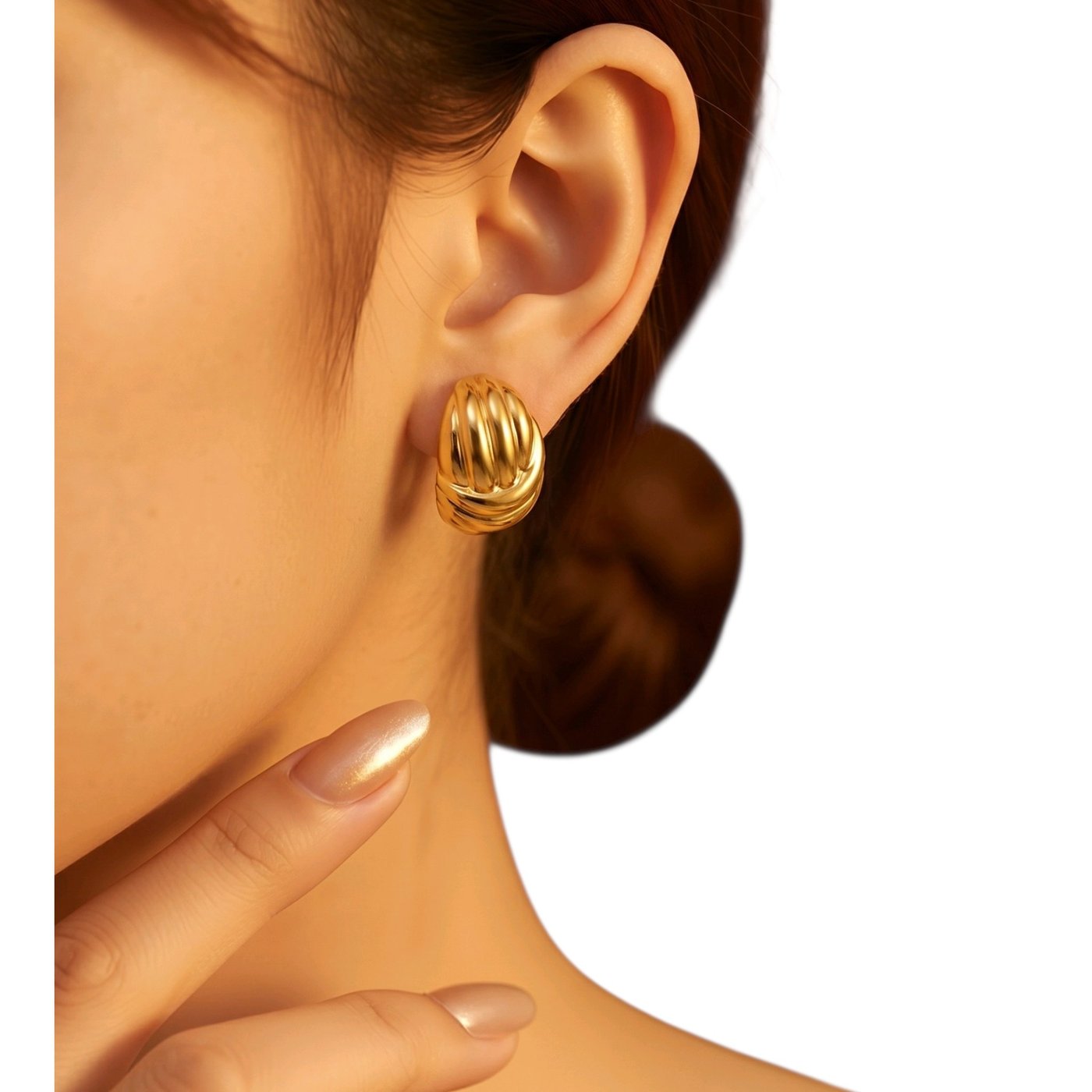 Cellini 18K Gold Clip-On Earrings