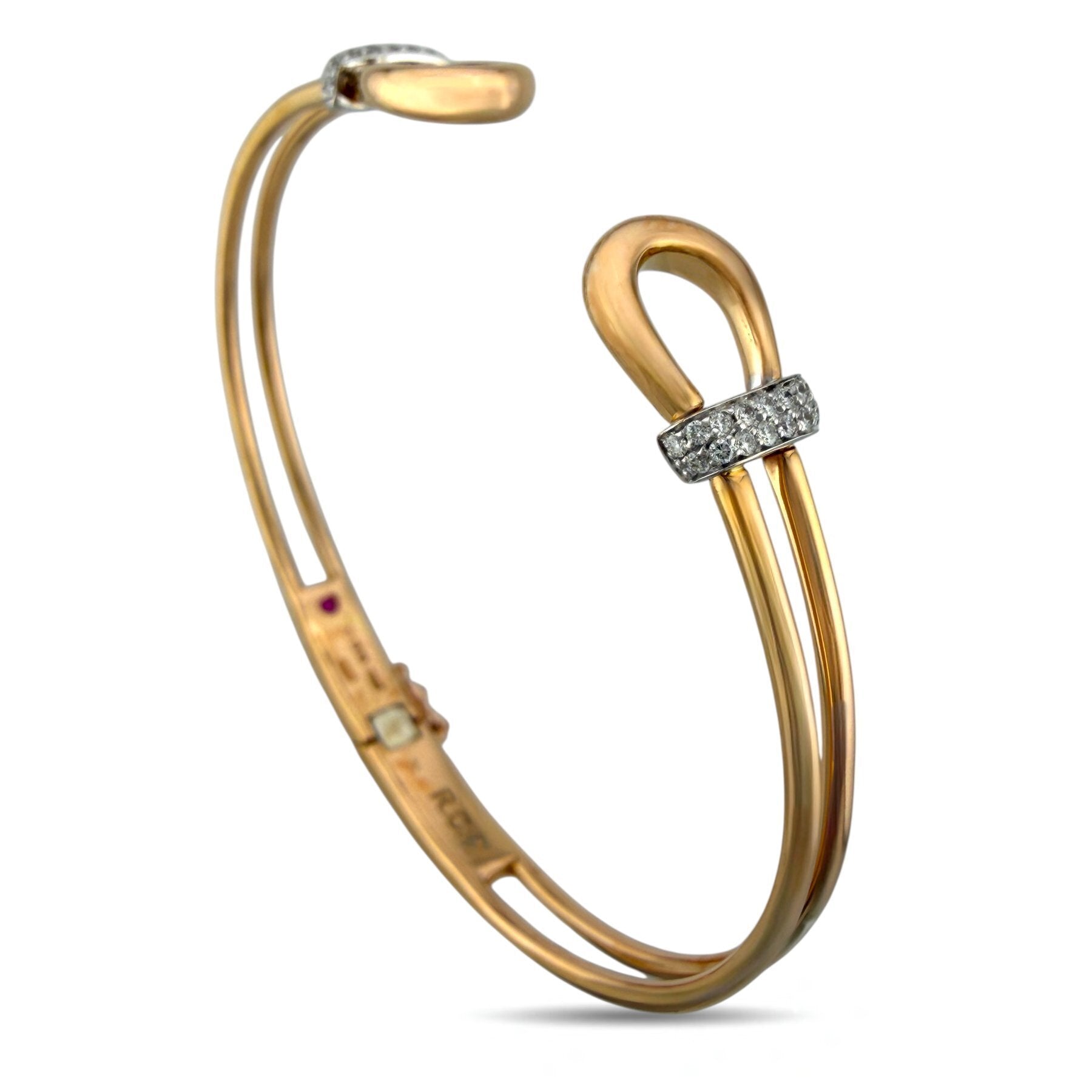Roberto Coin 18K Rose Gold Bracelet 0.17ct Diamond