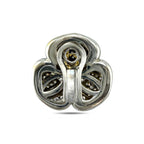 18K White Gold 4.56ct Diamond Floral Petal Earrings