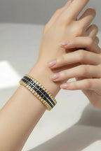 18K Yellow Gold 13.2ct Sapphire and 7.2ct Diamond Bracelet