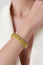 14K Yellow Gold 4.2ct Diamond Bracelet