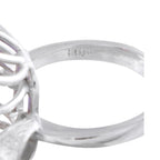 18K White Gold Diamond and Tanzanite Ring