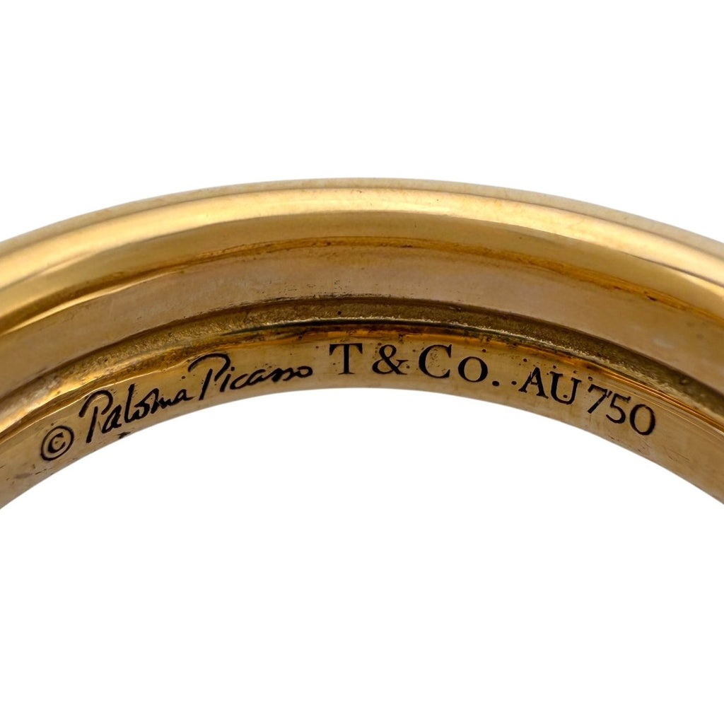 Tiffany & Co. 18K Rose Gold Interlinked Design Ring