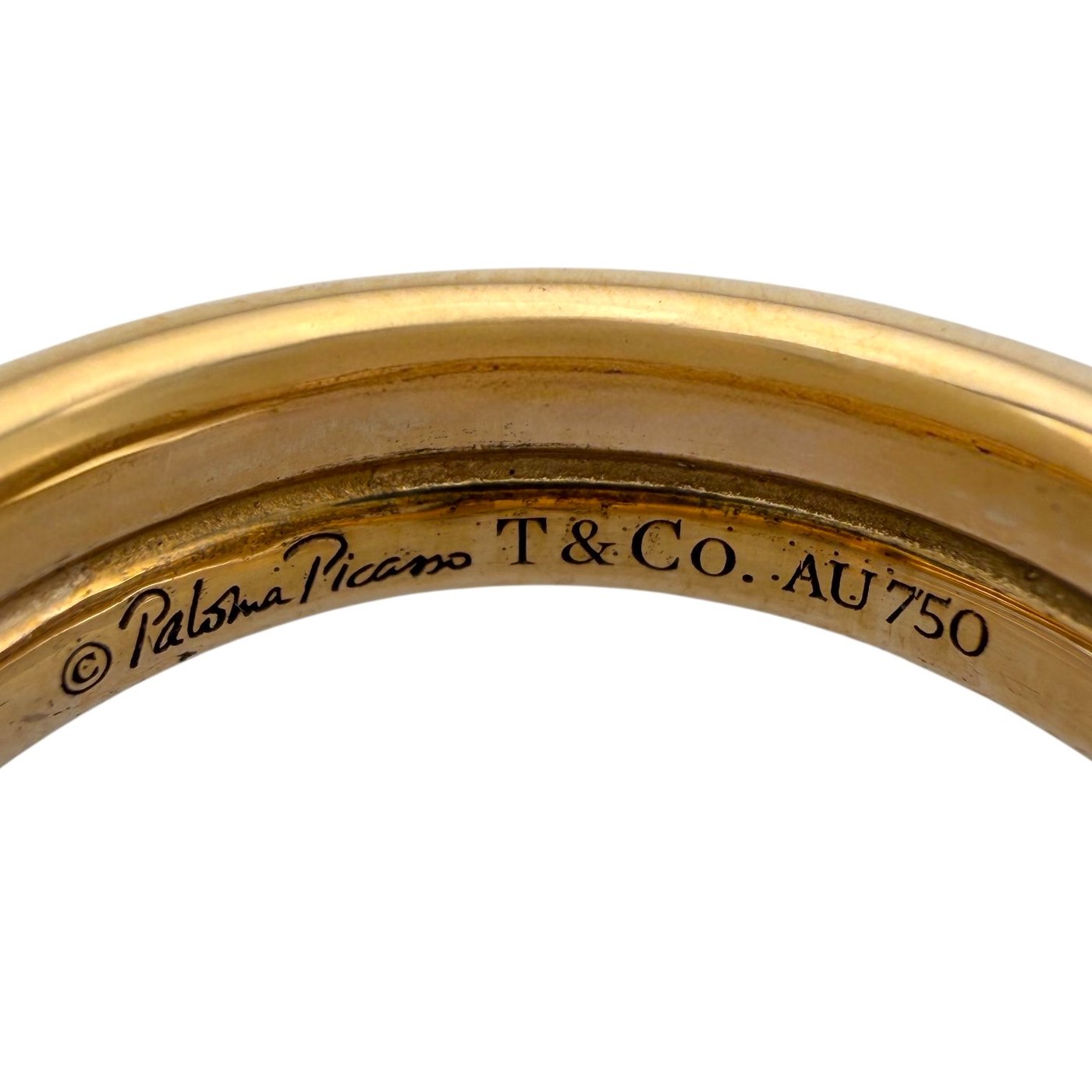 Tiffany & Co. 18K Rose Gold Interlinked Design Ring