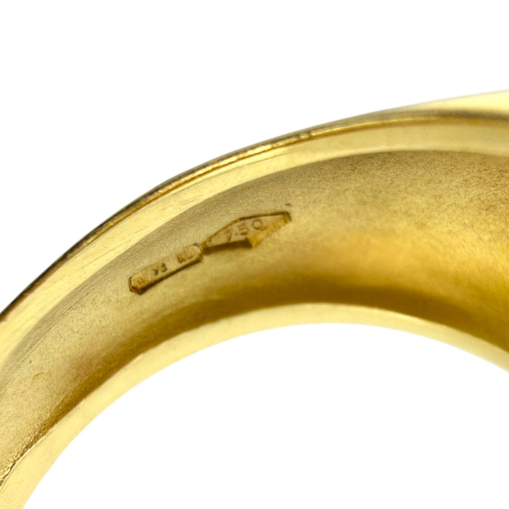 18K Yellow Gold Evanueva 70.00ct Rutilated Quartz Statement Ring -  70.00ct. tw. Quartz