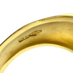 18K Yellow Gold Evanueva 70ct Rutilated Quartz Statement Ring
