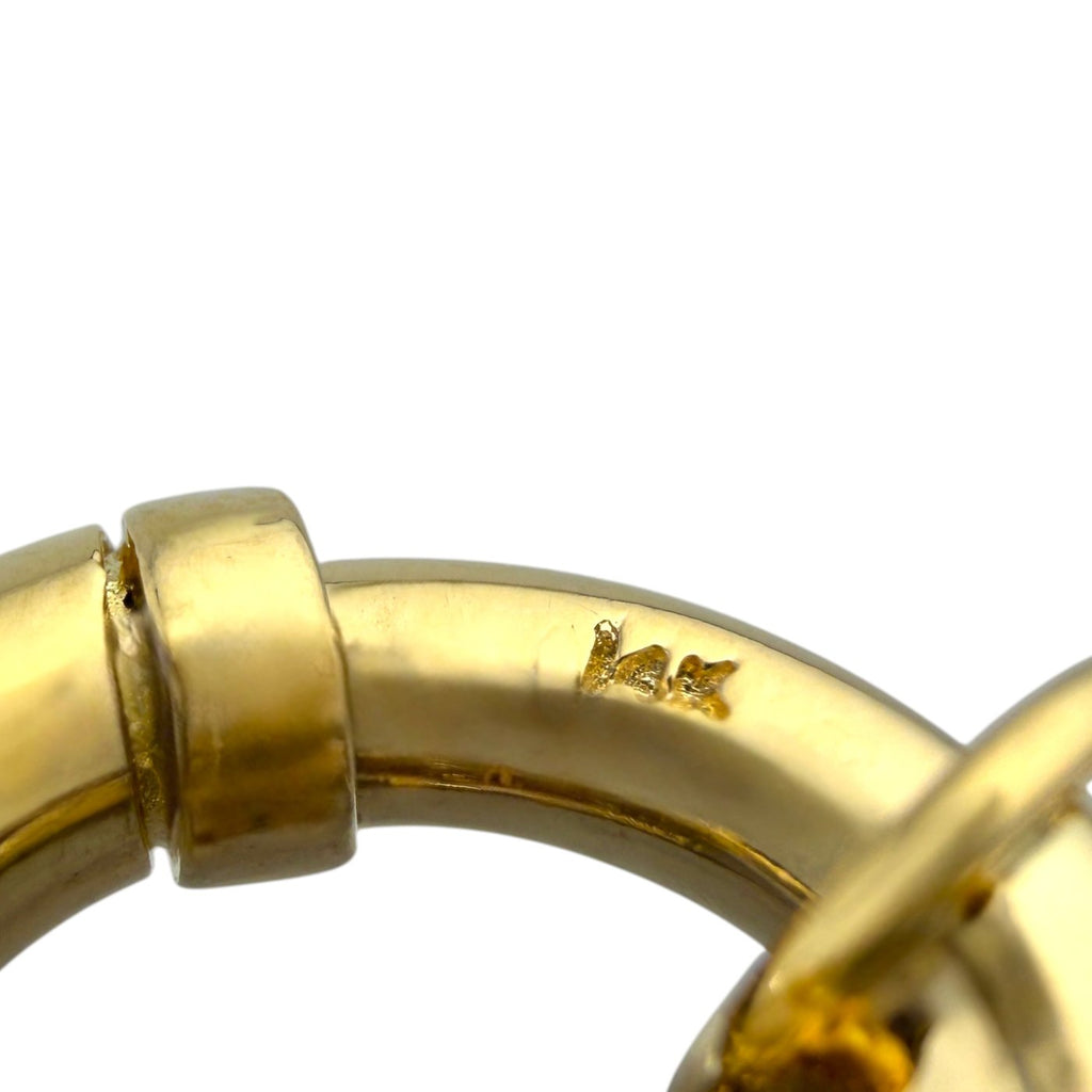 14K Yellow Gold Woven Design Necklace