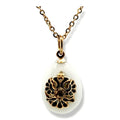 K. Faberge Russian Antique Gold Diamond & Blue Enamel Egg Pendant 1890s