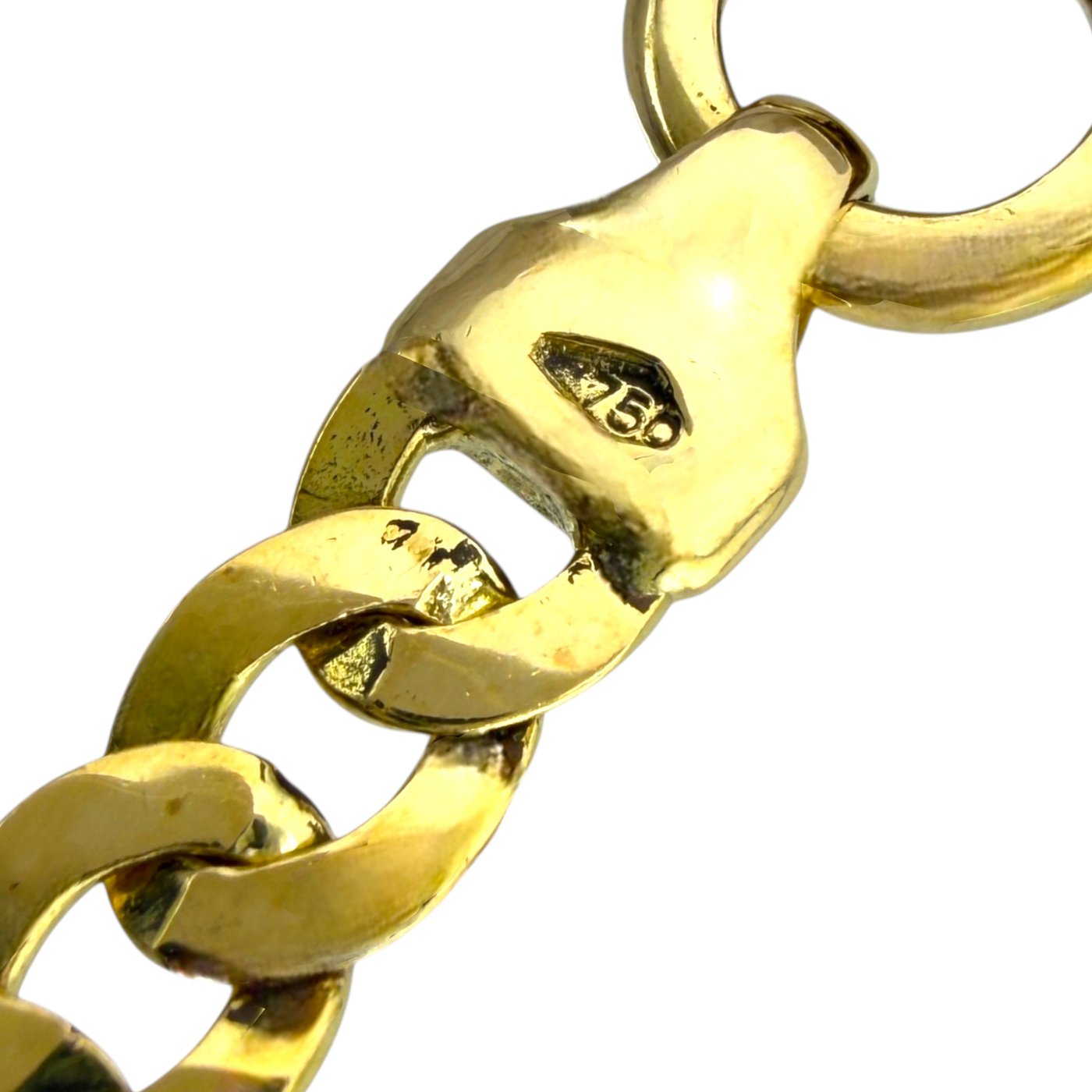 Marzi 18K Yellow and White Gold Crucifix Pendant Necklace