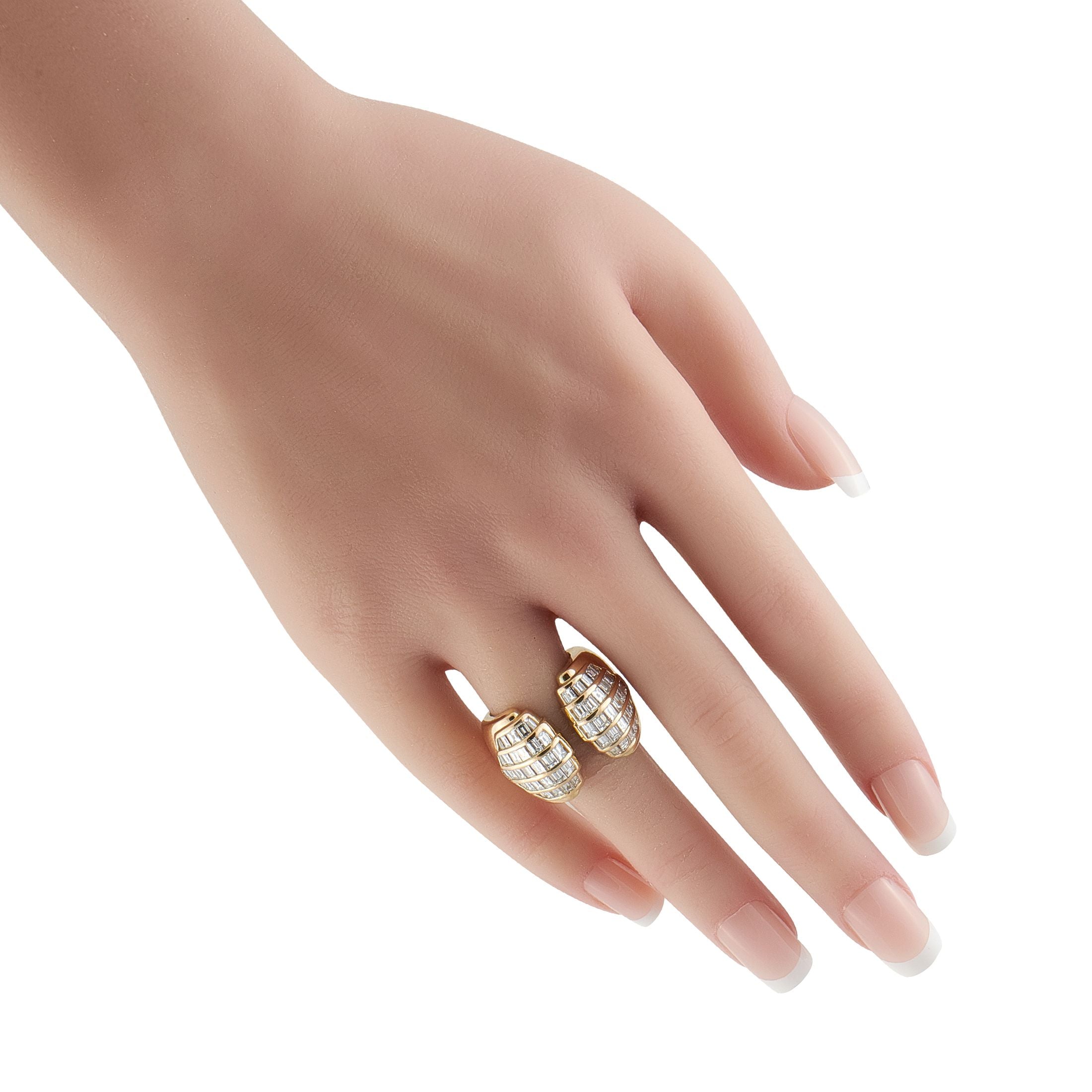 Adler 18K Yellow Gold 3.0ct Diamond Ring