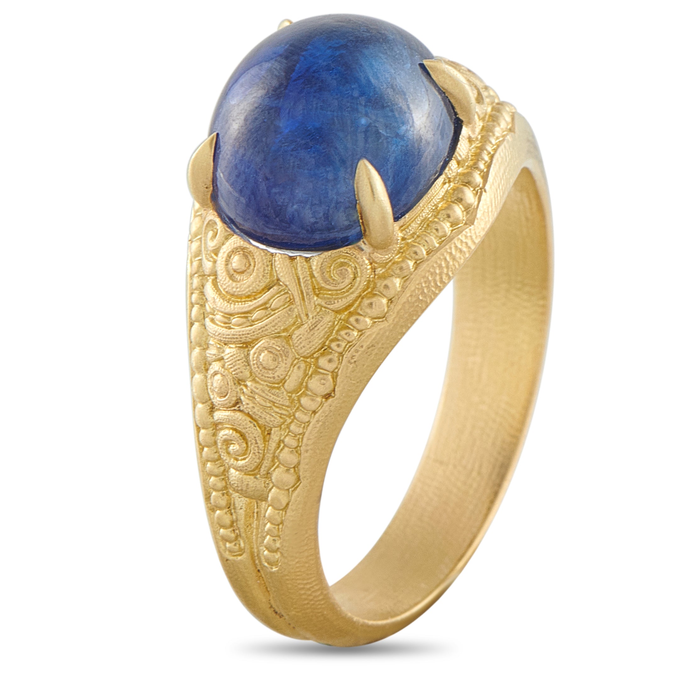 ALEX SEPKUS18K Yellow Gold 4.32ct Sapphire Ring